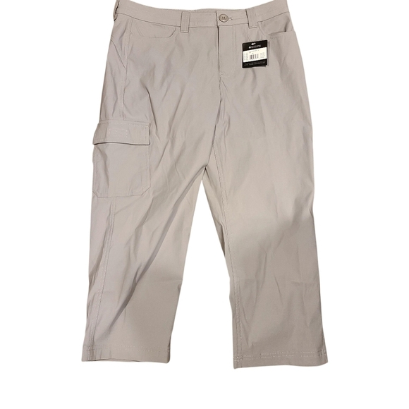 Eddie Bauer Tech Capri Pant Ash Color NWT - Picture 7 of 7